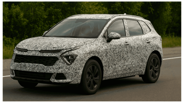 Kia Syros EV Camouflge Spotted