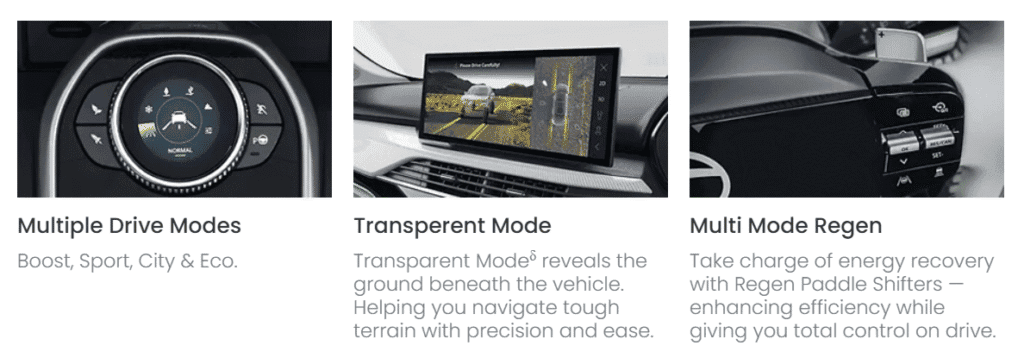 New Tata harrier EV features